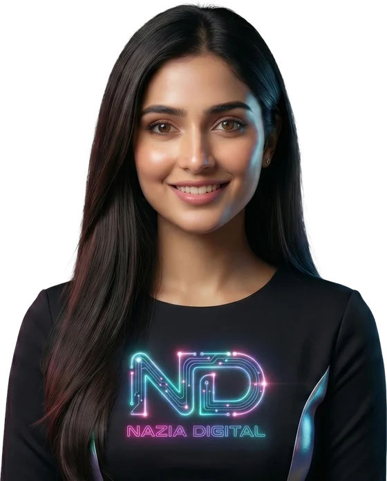 Nazia, AI video producer at Nazia Digital